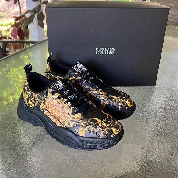 Men's Versace Logo Sneakers Versace Jeans Couture Men's
